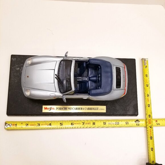🚗1994 Maisto Porsche 911 Carrera Cabriolet Rare Vintage Collectible - Picture 3 of 17
